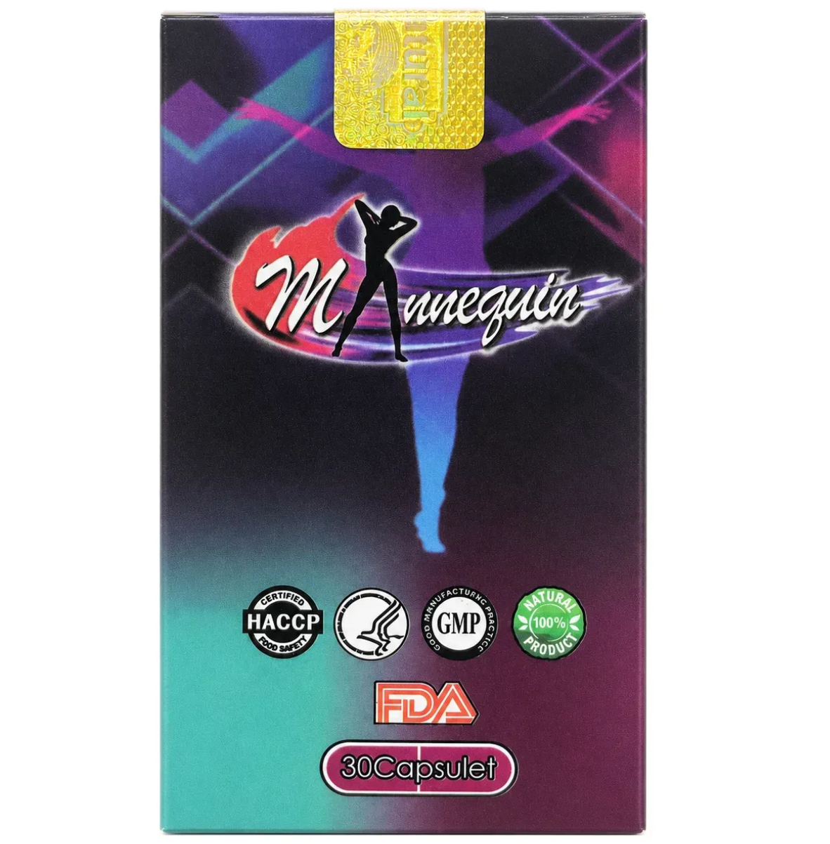 جعبه قرص لاغری مانکن اصل Mannequin