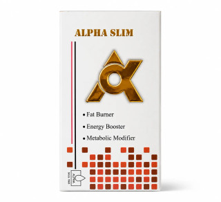 بسته‌بندی اصلی قرص لاغری آلفا اسلیم نارنجی ۵۰ عددی - Alpha Slim Orange