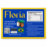 جدول ارزش غذایی ترکیبات قرص لاغری Floria Advanced Fat Burner Formula